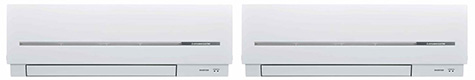 Aire acondicionado 2X1 SERIE MSZ-SF INVERTER CLASE A 